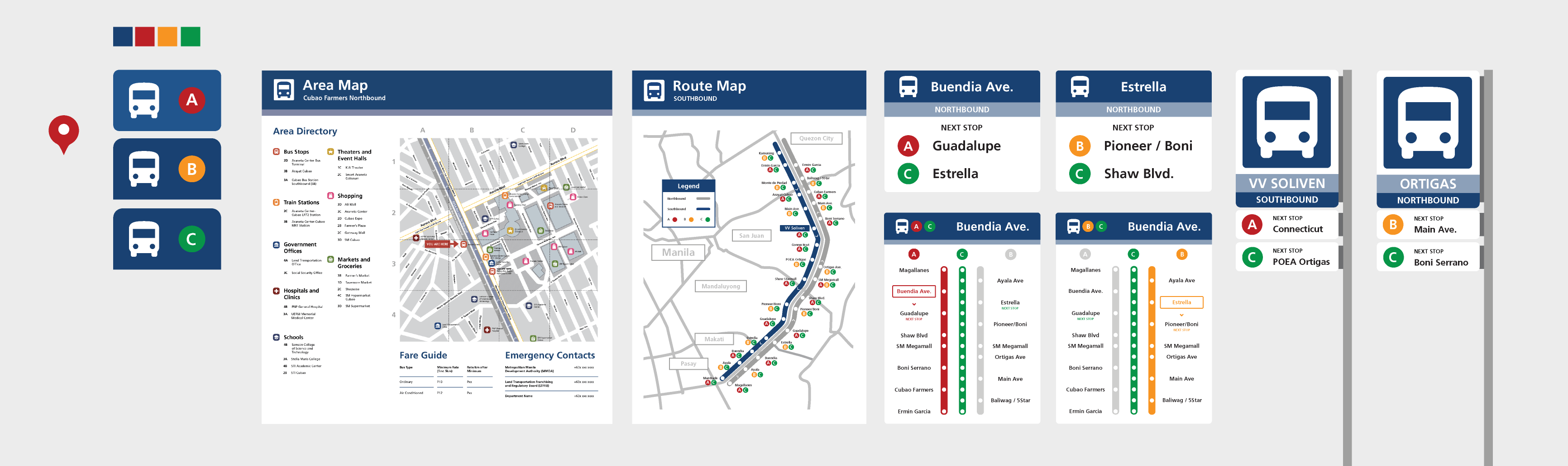 Overview image of all the major redesign components.