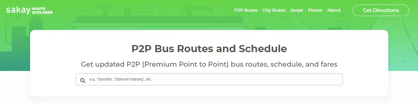 The Complete P2P Bus Routes and Schedule (updated 2023)