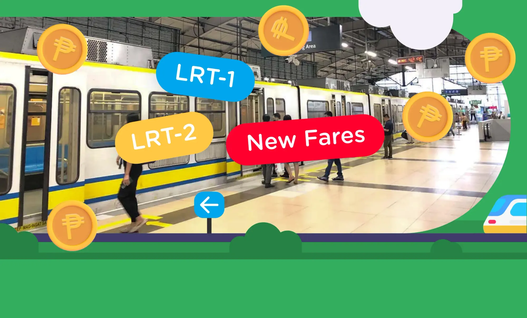 Heads up! Here are the new fares for LRT-1 and LRT-2